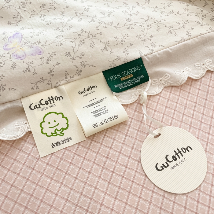 91家纺网 家纺一手货源 找家纺 老帅的工厂店 2026新款A类古棉花边抗菌夏被 碟栖