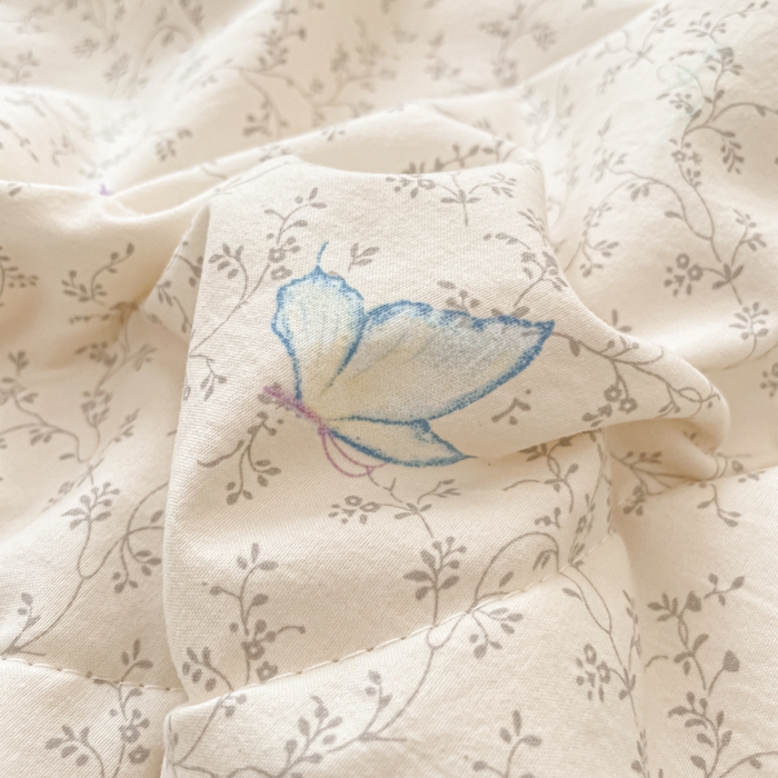 91家纺网 家纺一手货源 找家纺 老帅的工厂店 2026新款A类古棉花边抗菌夏被 碟栖