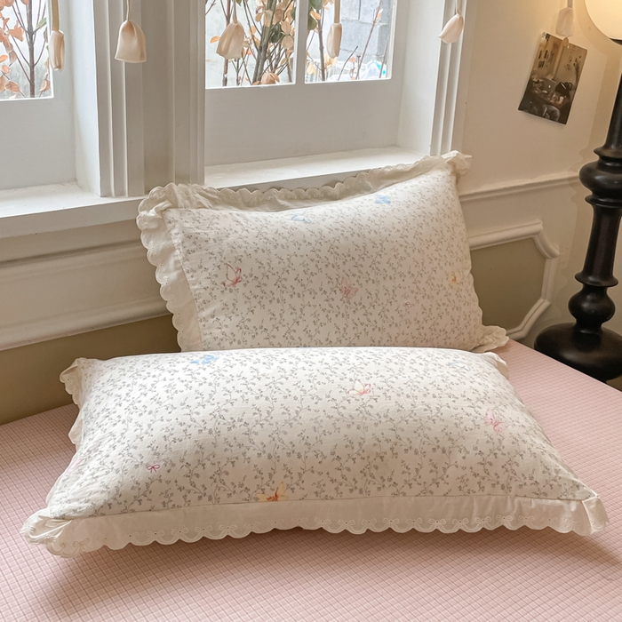 91家纺网 家纺一手货源 找家纺 老帅的工厂店 2026新款A类古棉花边抗菌夏被 碟栖