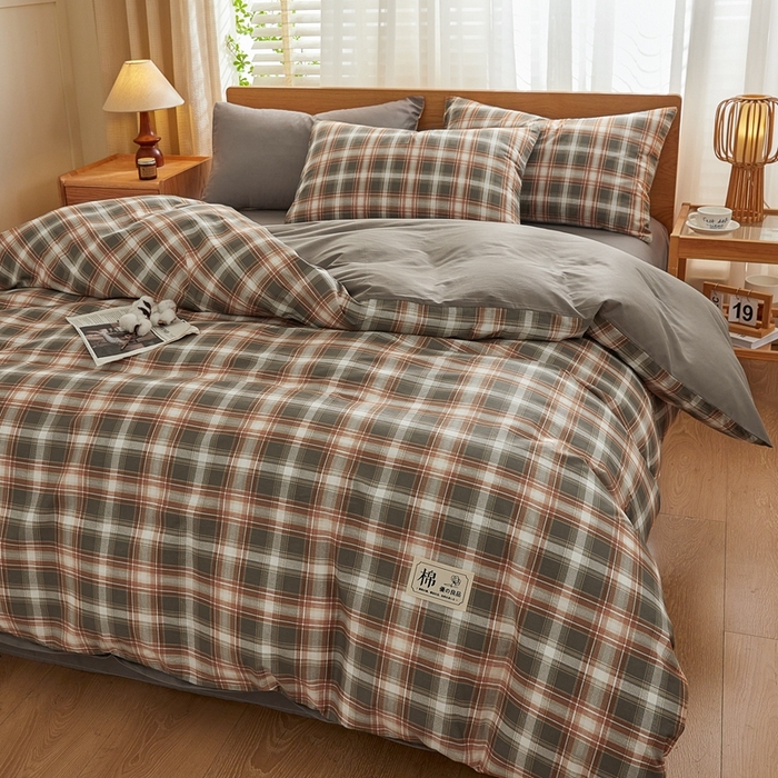 91家纺网 家纺一手货源 找家纺 恋人优选 2026新款40支13070全棉纯棉四件套 诺卡