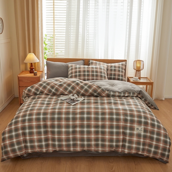 91家纺网 家纺一手货源 找家纺 恋人优选 2026新款40支13070全棉纯棉四件套 诺卡