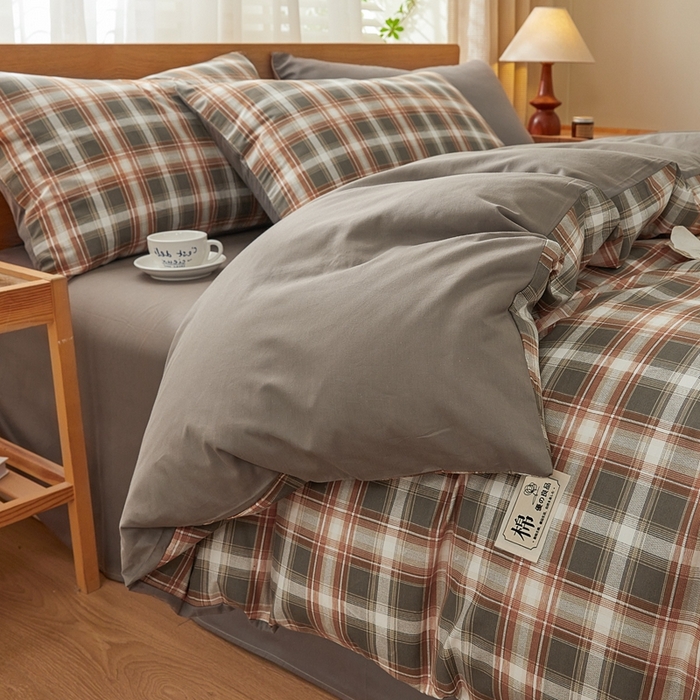 91家纺网 家纺一手货源 找家纺 恋人优选 2026新款40支13070全棉纯棉四件套 诺卡