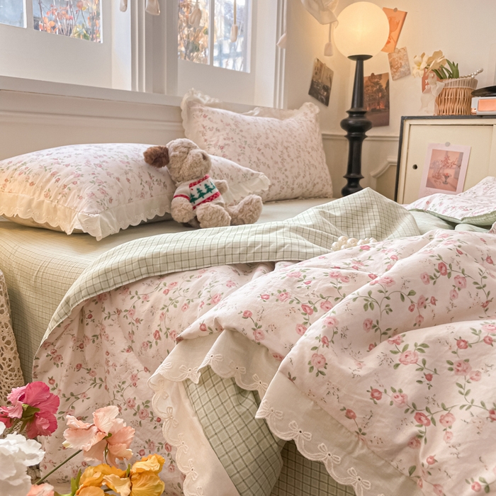 91家纺网 家纺一手货源 找家纺 老帅的工厂店 2026新款A类古棉花边抗菌夏被 粉蔷织