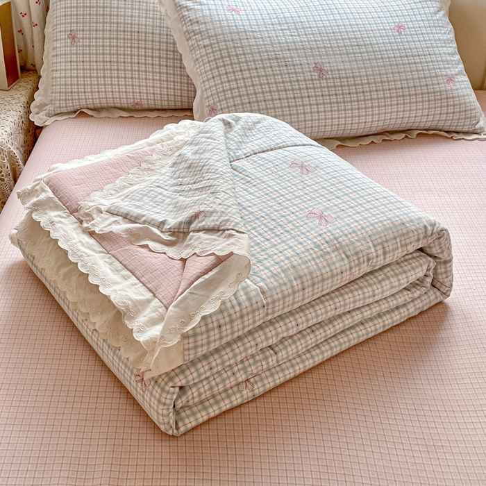 老帅的工厂店 2026新款A类古棉花边抗菌夏被 结语