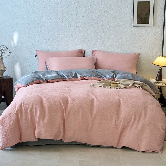 91家纺网 家纺一手货源 找家纺 （总）恋人优选 2026新款大波浪全棉纯棉提花四件套