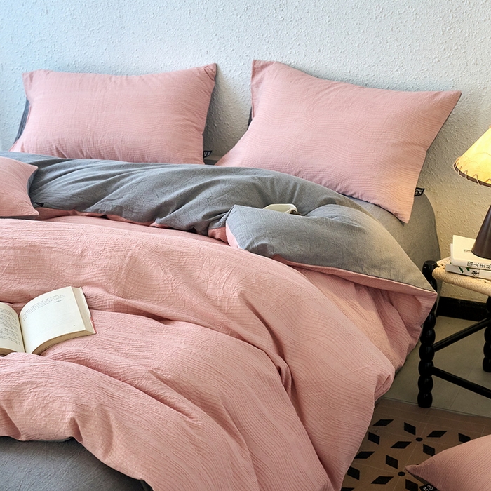 91家纺网 家纺一手货源 找家纺 （总）恋人优选 2026新款大波浪全棉纯棉提花四件套