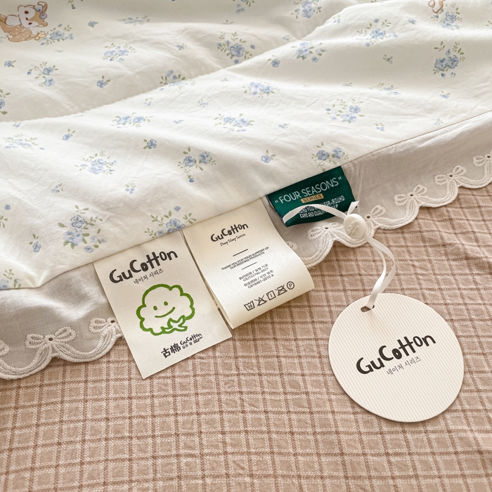 91家纺网 家纺一手货源 找家纺 老帅的工厂店 2026新款A类古棉花边抗菌夏被 鹿踪