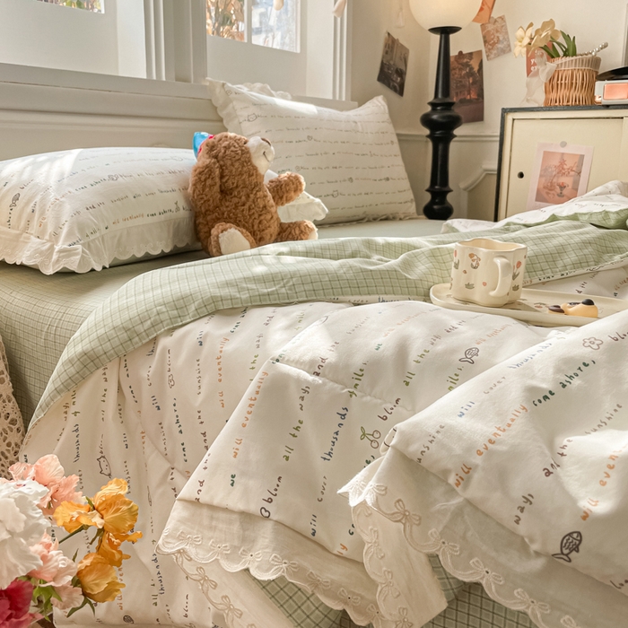 91家纺网 家纺一手货源 找家纺 老帅的工厂店 2026新款A类古棉花边抗菌夏被 猫语