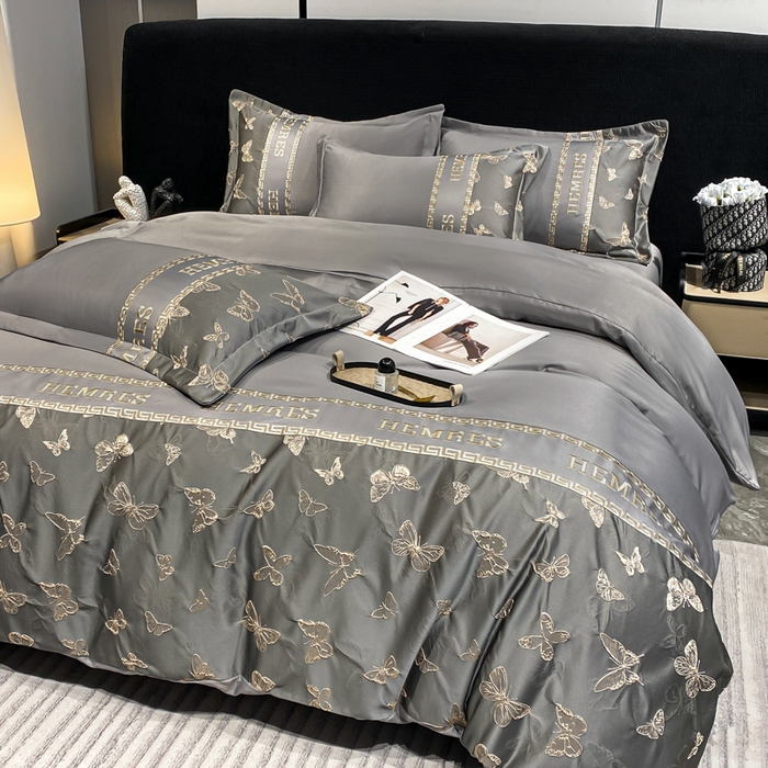 91家纺网 家纺一手货源 找家纺 （总）子曰 2026新款浮雕水洗真丝四件套