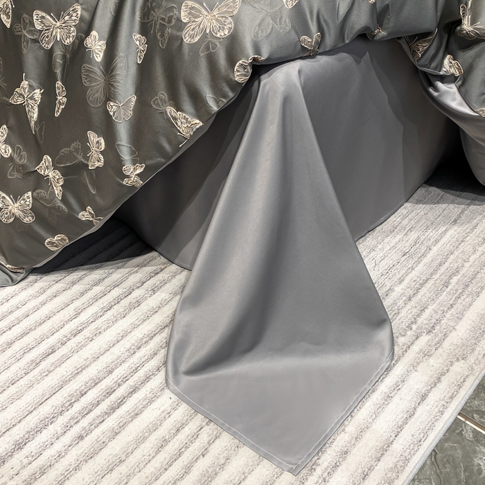 91家纺网 家纺一手货源 找家纺 （总）子曰 2026新款浮雕水洗真丝四件套