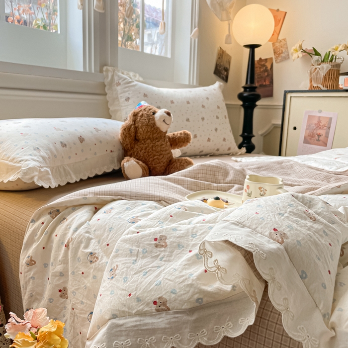 91家纺网 家纺一手货源 找家纺 老帅的工厂店 2026新款A类古棉花边抗菌夏被 苹果小象