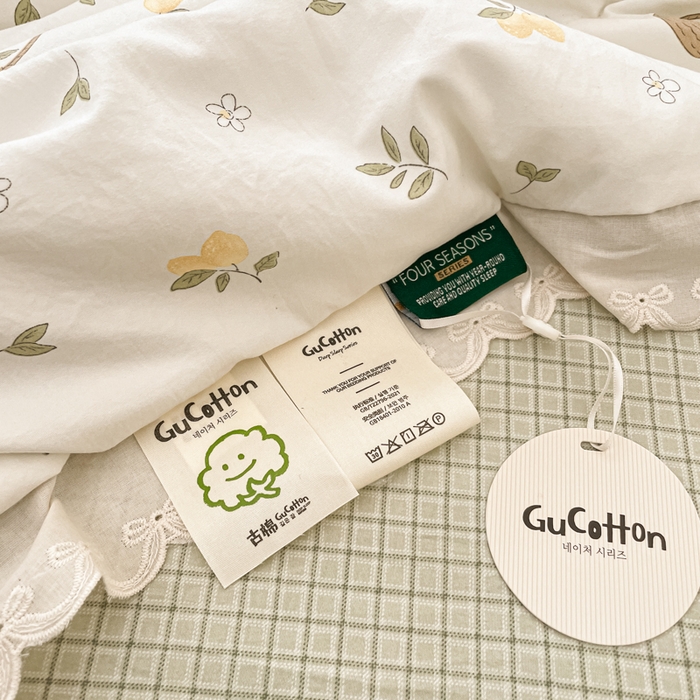 91家纺网 家纺一手货源 找家纺 老帅的工厂店 2026新款A类古棉花边抗菌夏被 青柠果篮