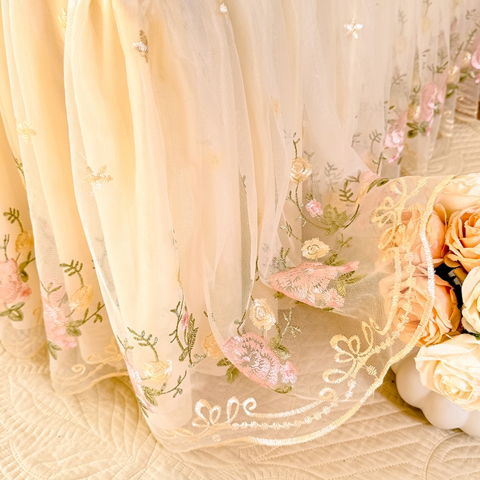 91家纺网 家纺一手货源 找家纺 后庭寝室 2026新款豆豆凉席夏被空调被四件套 完美恋人-米色