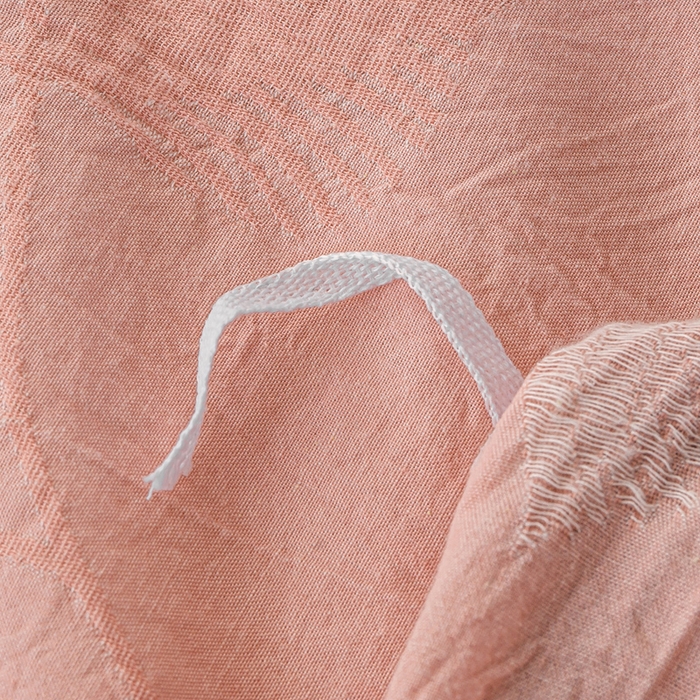 91家纺网 家纺一手货源 找家纺 恋人优选 2026新款樱花叶全棉纯棉提花四件套 樱花叶-粉