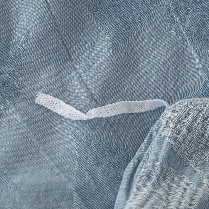 91家纺网 家纺一手货源 找家纺 恋人优选 2026新款樱花叶全棉纯棉提花四件套 樱花叶-兰