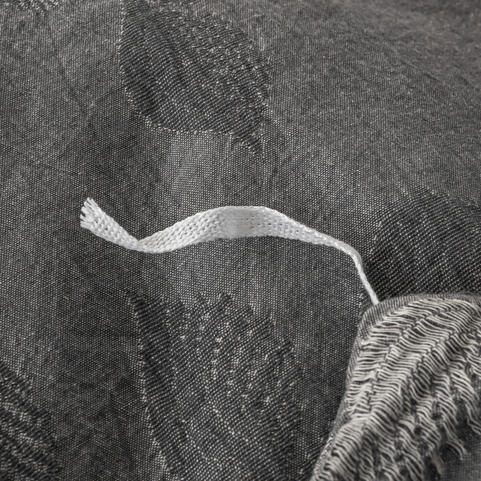 91家纺网 家纺一手货源 找家纺 恋人优选 2026新款樱花叶全棉纯棉提花四件套 樱花叶-灰