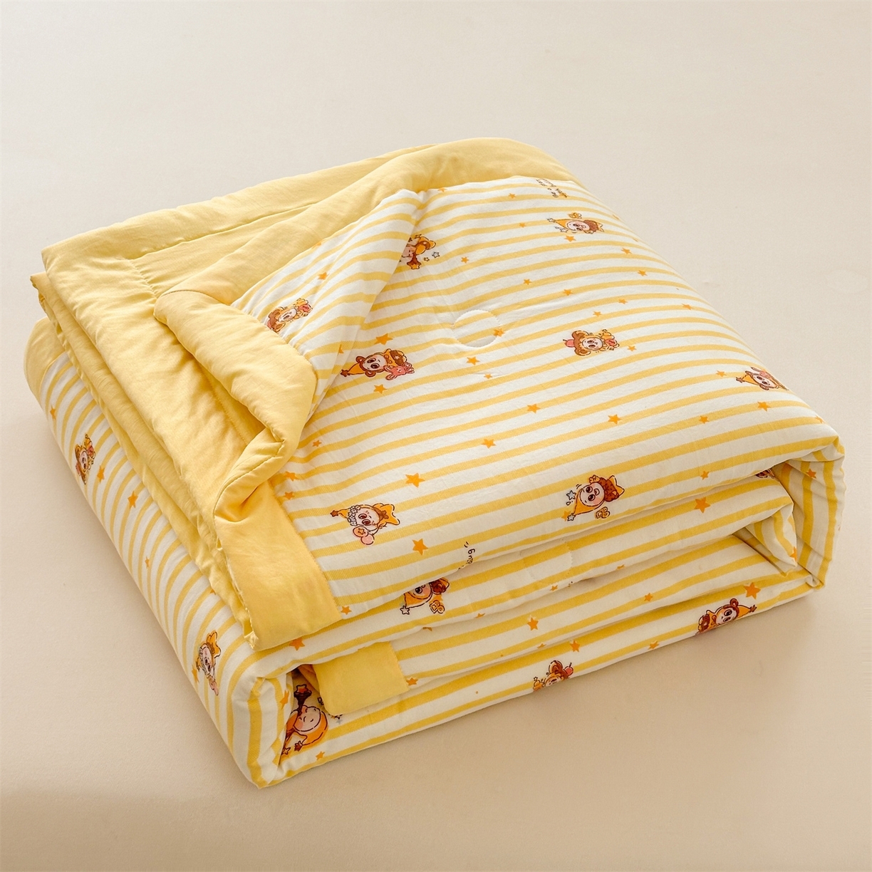 91家纺网 家纺一手货源 找家纺 （总）晓时候 2026新款小清新印花夏被夏凉被空调被新疆棉花被被子被芯