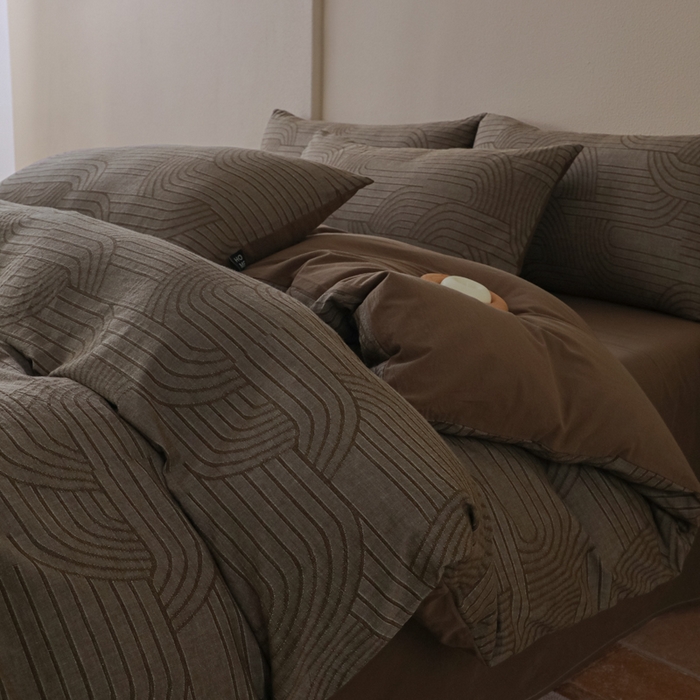 91家纺网 家纺一手货源 找家纺 （总）恋人优选 2026新款浮光全棉纯棉提花四件套