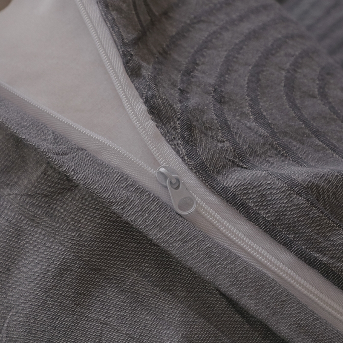 91家纺网 家纺一手货源 找家纺 恋人优选 2026新款浮光全棉纯棉提花四件套 浮光灰