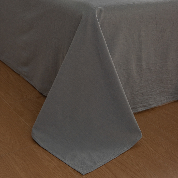 91家纺网 家纺一手货源 找家纺 恋人优选 2026新款浮光全棉纯棉提花四件套 浮光灰