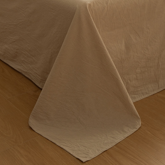 91家纺网 家纺一手货源 找家纺 恋人优选 2026新款浮光全棉纯棉提花四件套 浮光卡其