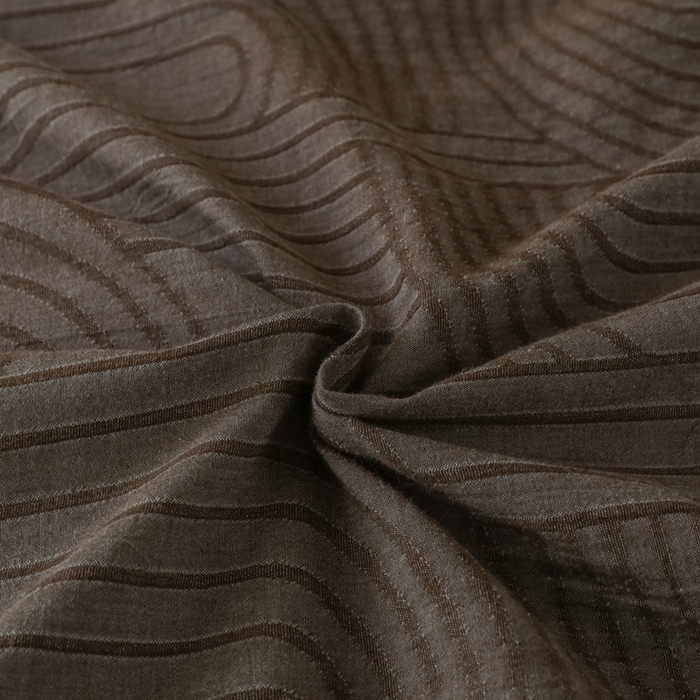 91家纺网 家纺一手货源 找家纺 恋人优选 2026新款浮光全棉纯棉提花四件套 浮光咖