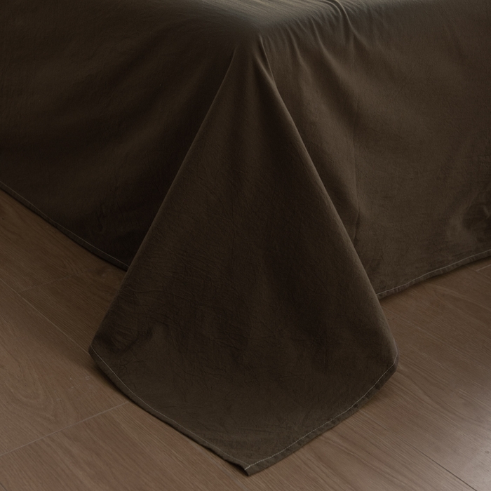 91家纺网 家纺一手货源 找家纺 恋人优选 2026新款浮光全棉纯棉提花四件套 浮光咖