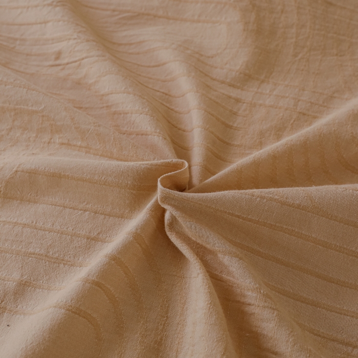 91家纺网 家纺一手货源 找家纺 恋人优选 2026新款浮光全棉纯棉提花四件套 浮光卡其