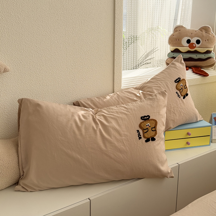 91家纺网 家纺一手货源 找家纺 （总）曼谷家纺 2026新款水洗棉毛巾绣枕套