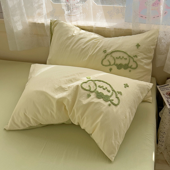 91家纺网 家纺一手货源 找家纺 （总）曼谷家纺 2026新款水洗棉毛巾绣枕套