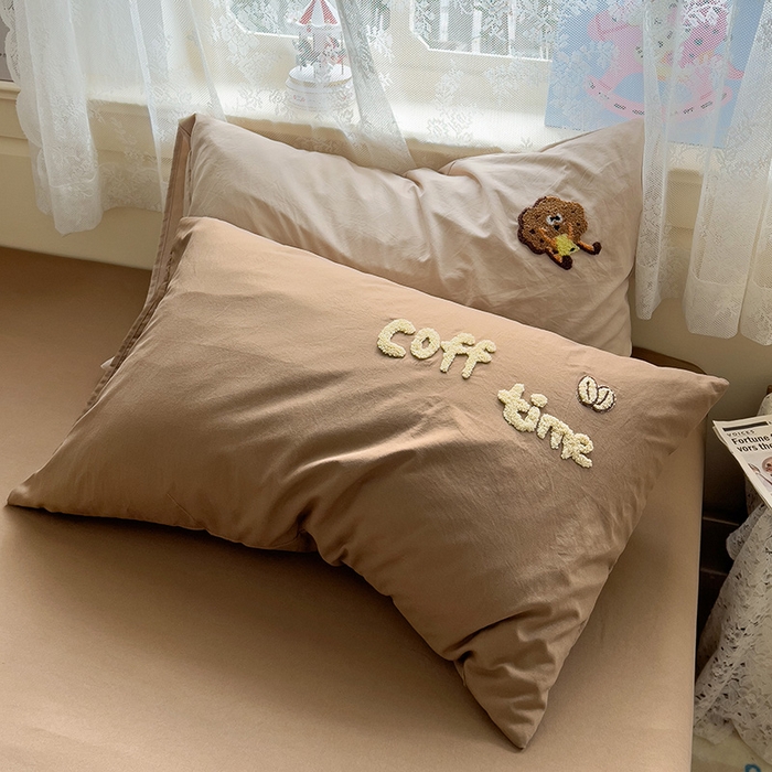 91家纺网 家纺一手货源 找家纺 （总）曼谷家纺 2026新款水洗棉毛巾绣枕套