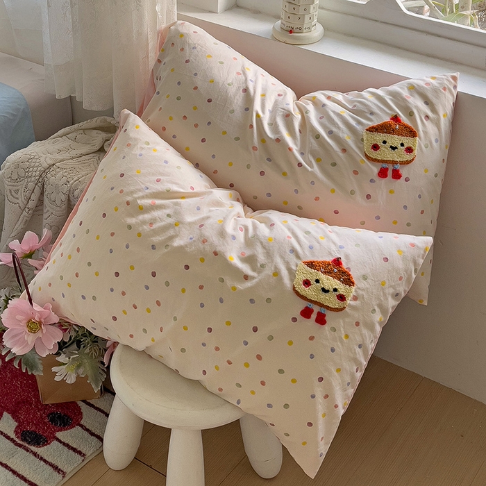 91家纺网 家纺一手货源 找家纺 （总）曼谷家纺 2026新款水洗棉毛巾绣枕套