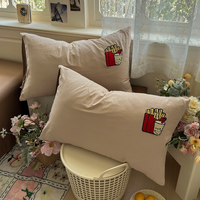 91家纺网 家纺一手货源 找家纺 （总）曼谷家纺 2026新款水洗棉毛巾绣枕套