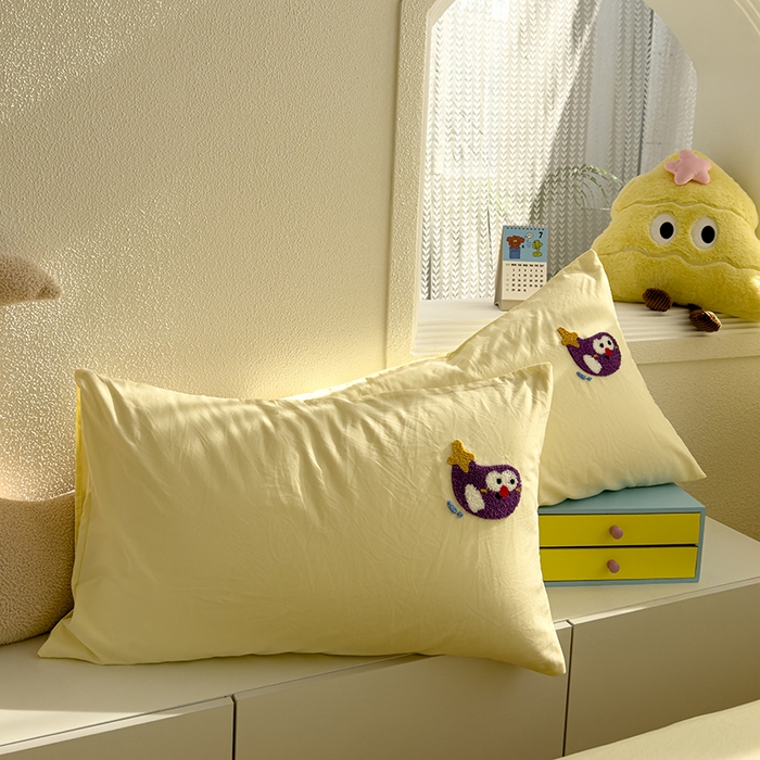 91家纺网 家纺一手货源 找家纺 （总）曼谷家纺 2026新款水洗棉毛巾绣枕套