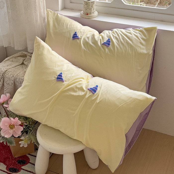 91家纺网 家纺一手货源 找家纺 （总）曼谷家纺 2026新款水洗棉毛巾绣枕套