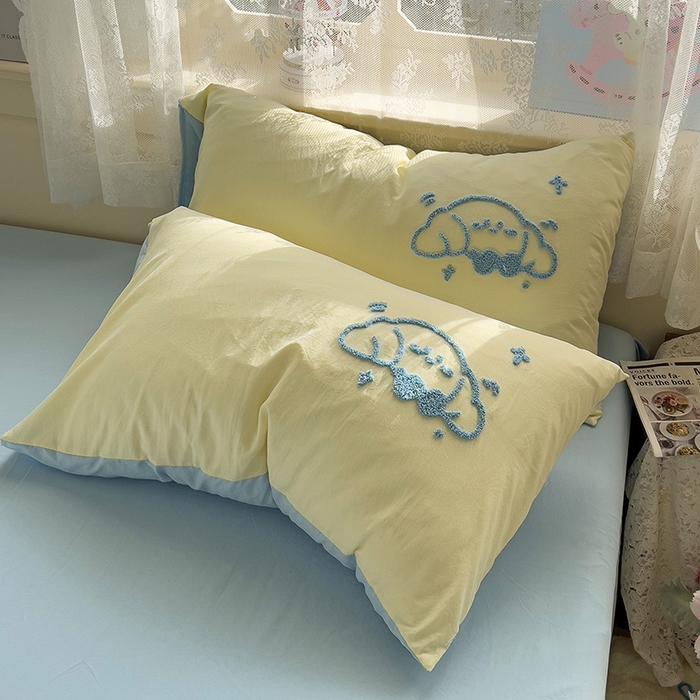 91家纺网 家纺一手货源 找家纺 （总）曼谷家纺 2026新款水洗棉毛巾绣枕套