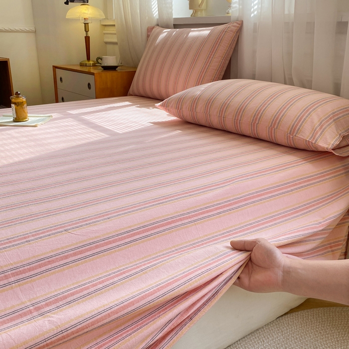 91家纺网 家纺一手货源 找家纺 （总）恋人优选 2026新款全棉纯棉色织床单单床单床单单件