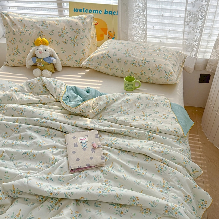 91家纺网 家纺一手货源 找家纺 （总）桔禾家纺 2026水洗皱皱纱夏被 