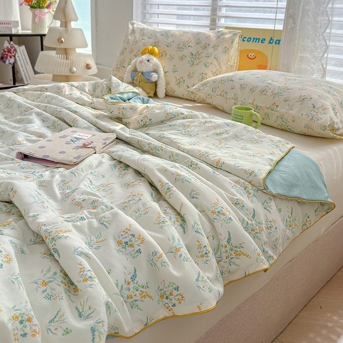 91家纺网 家纺一手货源 找家纺 （总）桔禾家纺 2026水洗皱皱纱夏被 