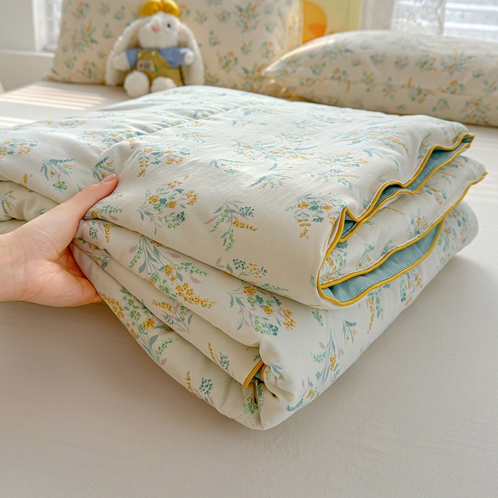 91家纺网 家纺一手货源 找家纺 （总）桔禾家纺 2026水洗皱皱纱夏被 