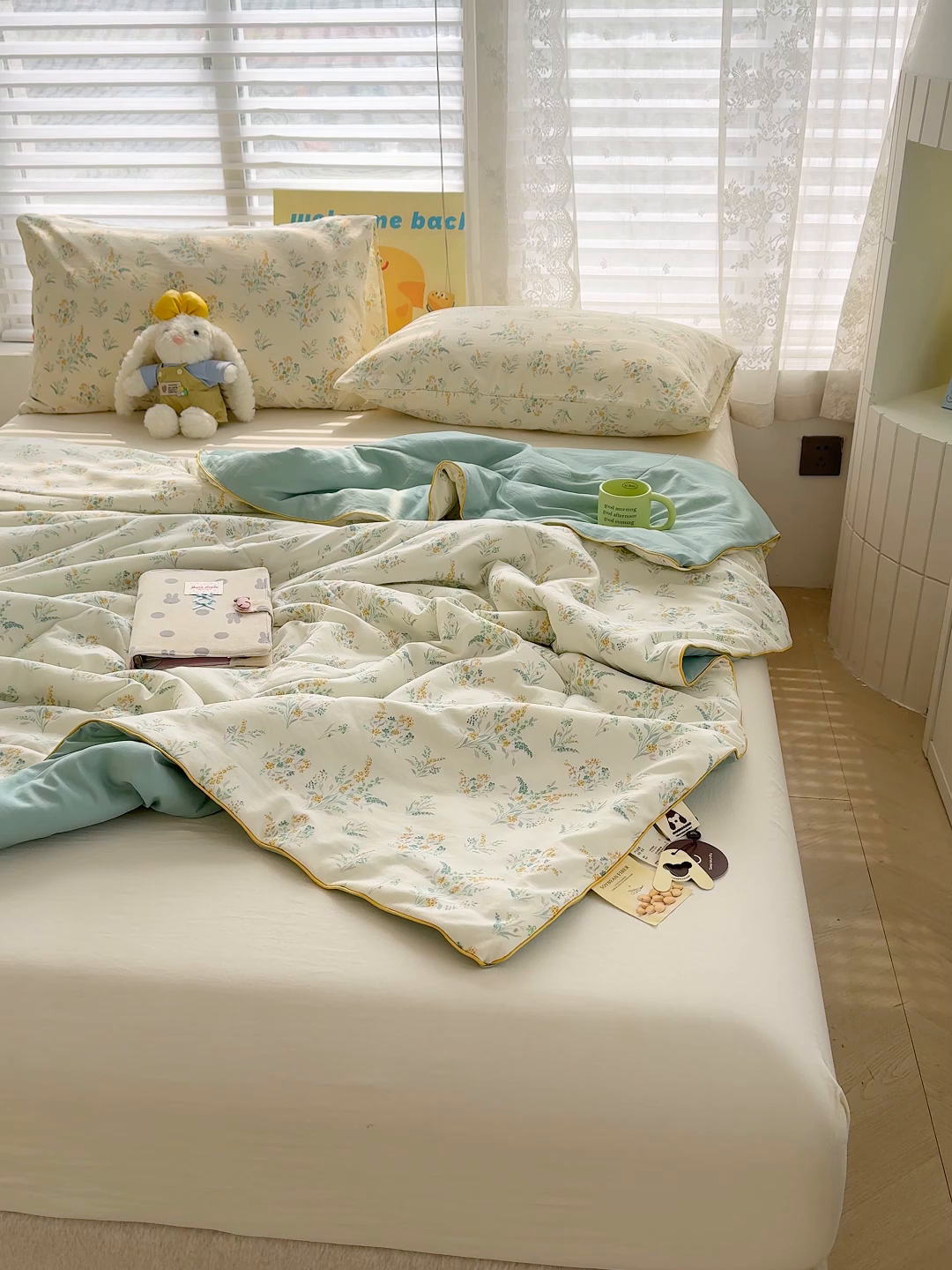 91家纺网 家纺一手货源 找家纺 （总）桔禾家纺 2026水洗皱皱纱夏被 