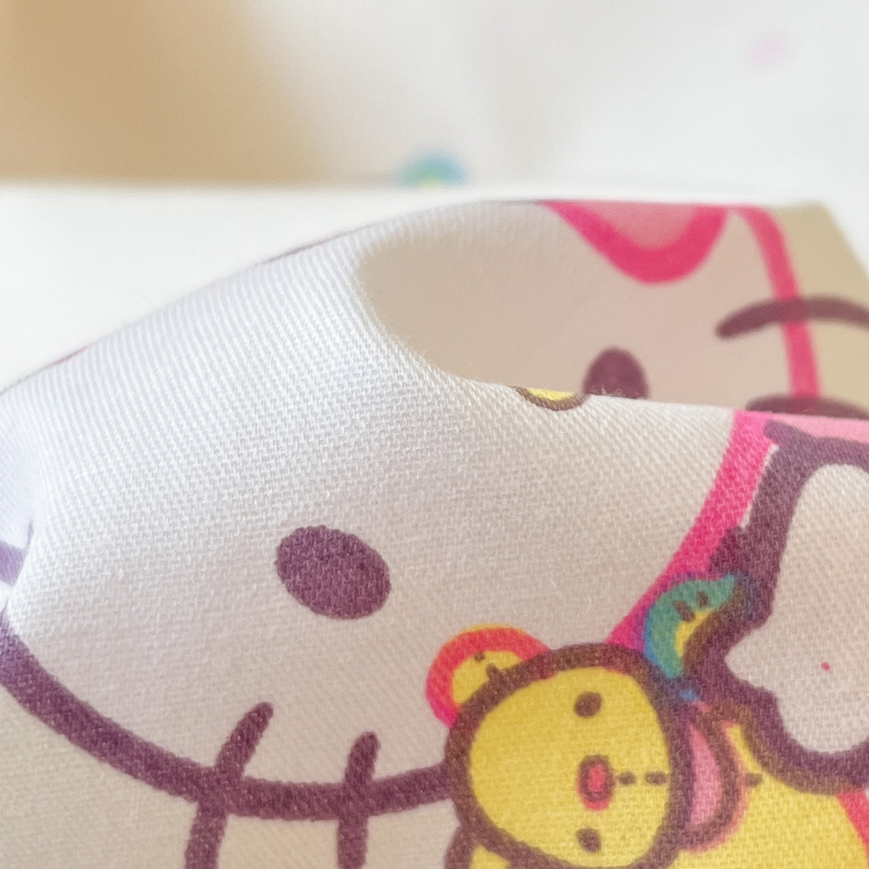 91家纺网 家纺一手货源 找家纺 博雅 2026春夏新款三丽鸥全棉夏被夏凉被空调被四件套 爱心点点kt