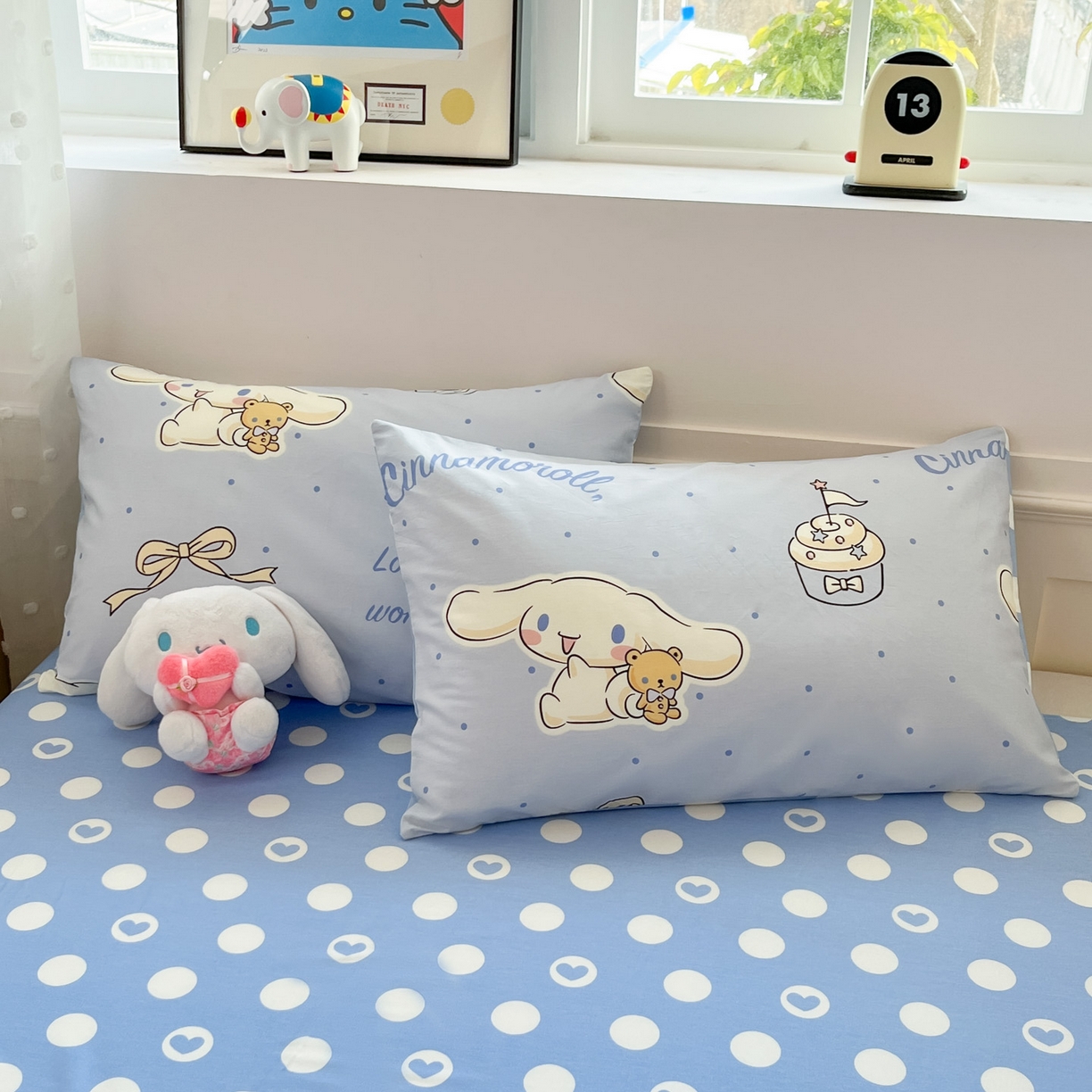 91家纺网 家纺一手货源 找家纺 博雅 2026春夏新款三丽鸥全棉夏被夏凉被空调被四件套 点点玉桂狗