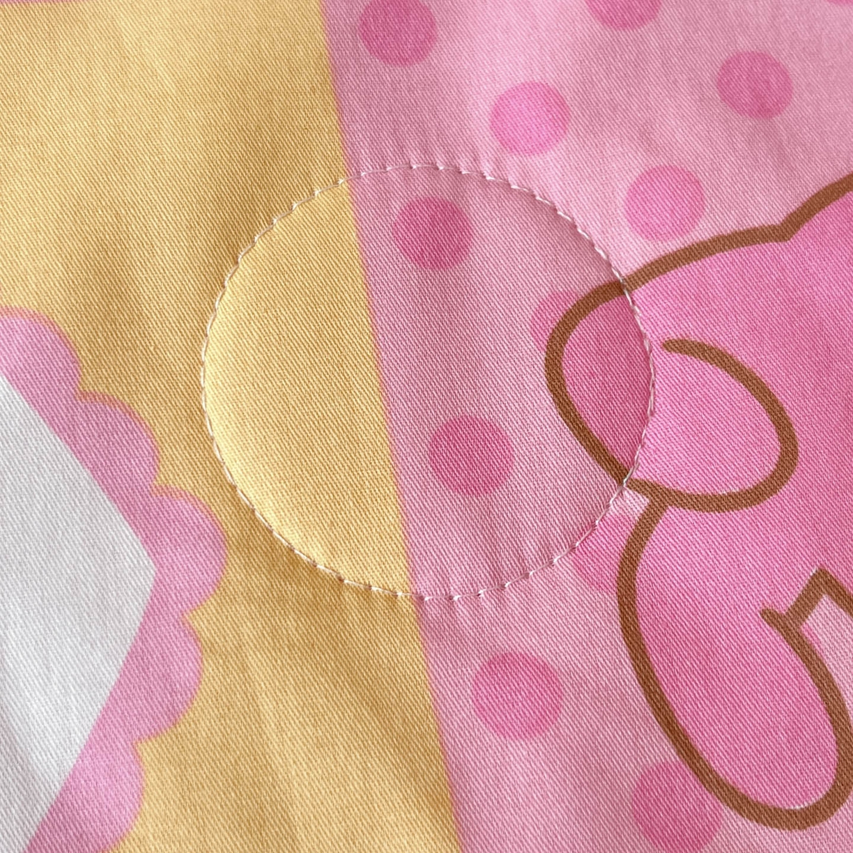 91家纺网 家纺一手货源 找家纺 博雅 2026春夏新款三丽鸥全棉夏被夏凉被空调被四件套 甜品格美乐蒂KT