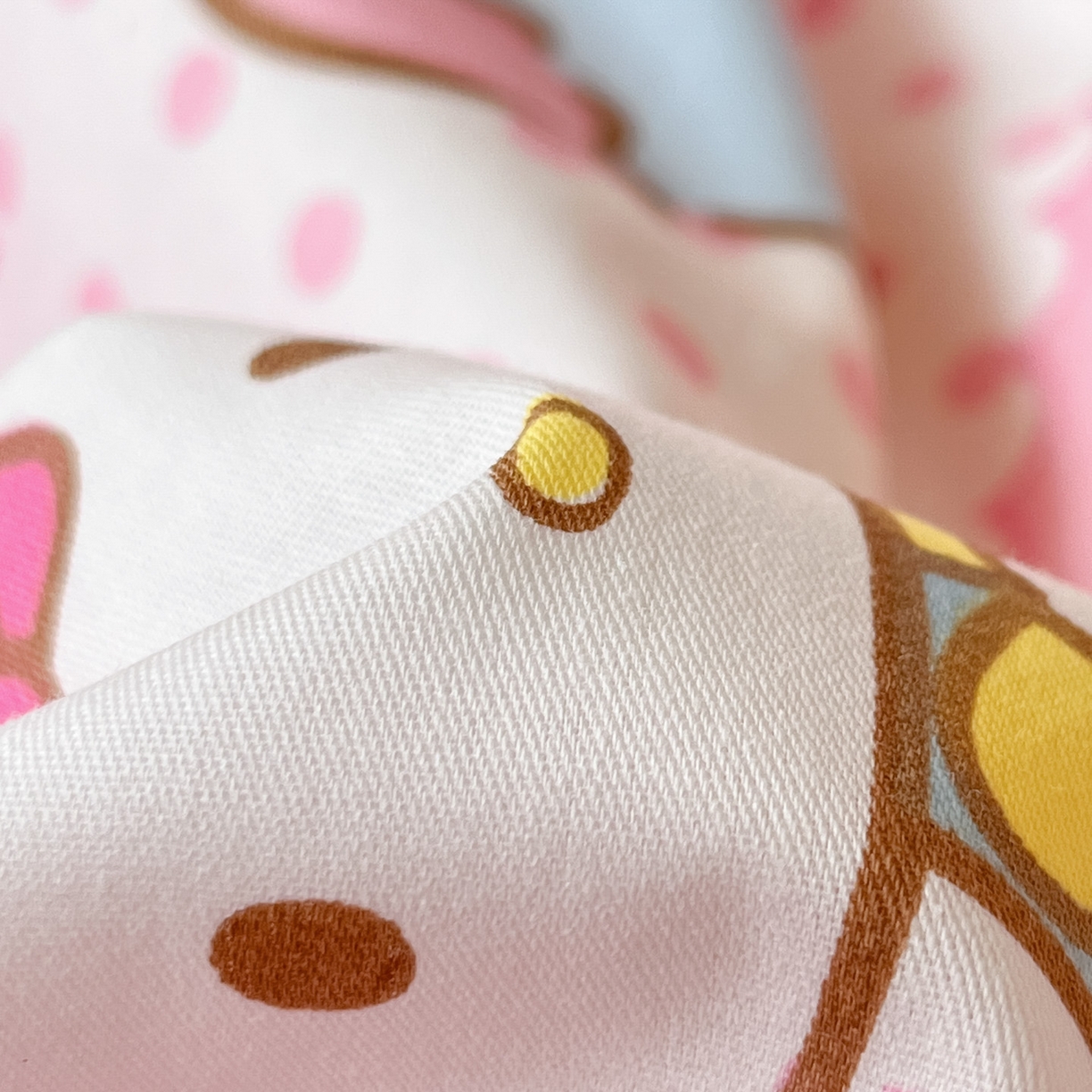 91家纺网 家纺一手货源 找家纺 博雅 2026春夏新款三丽鸥全棉夏被夏凉被空调被四件套 甜品格美乐蒂KT