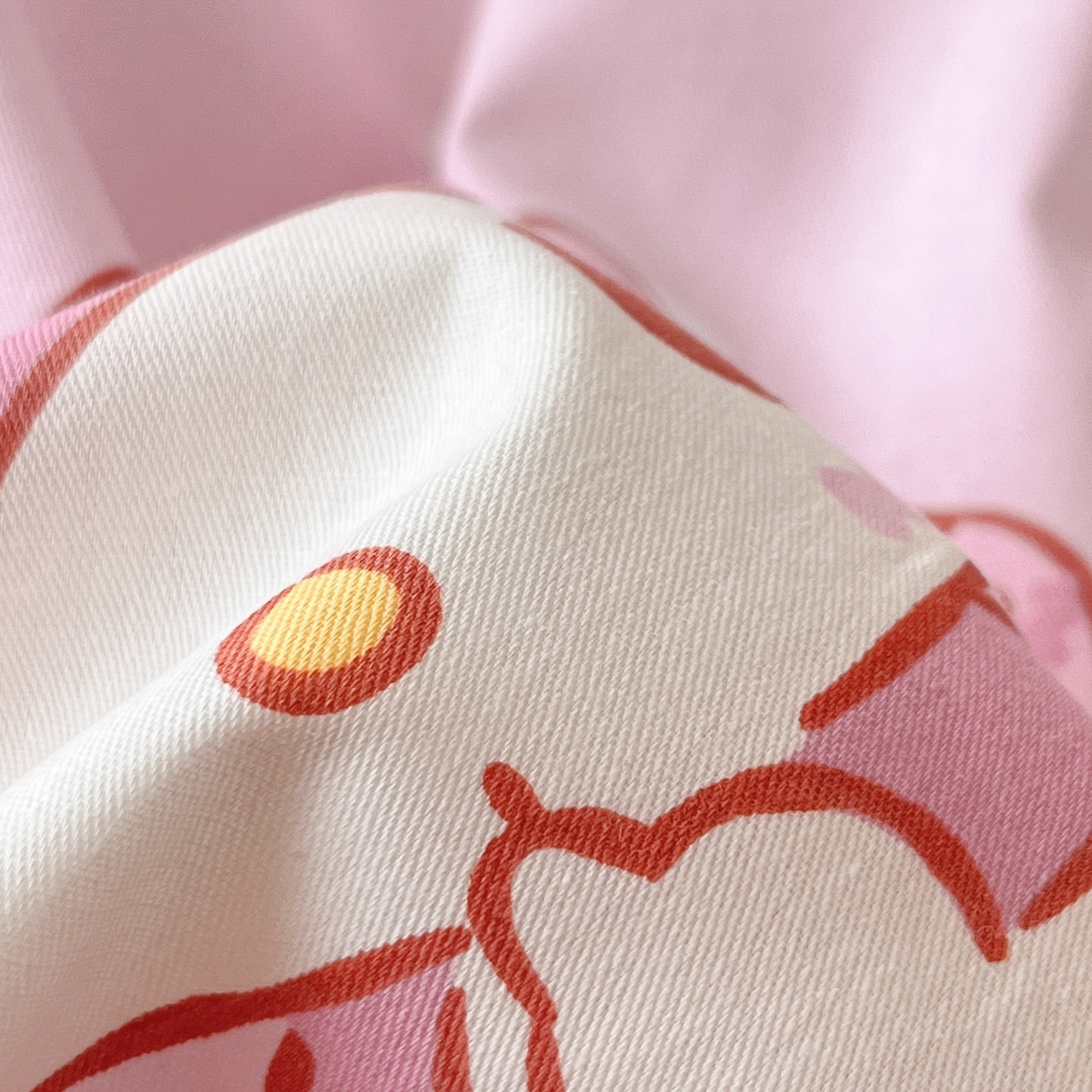 91家纺网 家纺一手货源 找家纺 博雅 2026春夏新款三丽鸥全棉夏被夏凉被空调被四件套 小兔美乐蒂