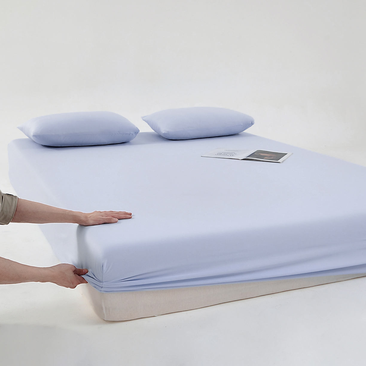 北部居 2026新款针织棉单床笠 太空灰