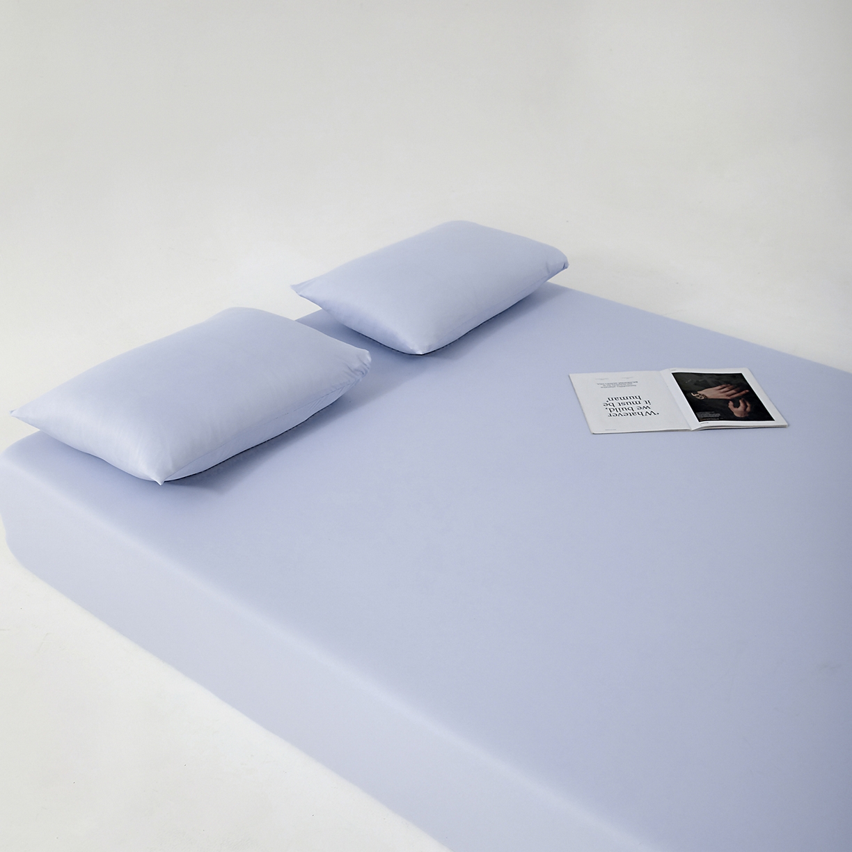 91家纺网 家纺一手货源 找家纺 北部居 2026新款针织棉单床笠 太空灰