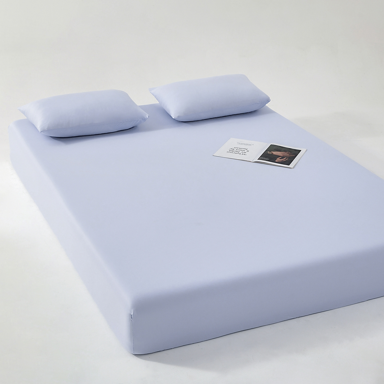 91家纺网 家纺一手货源 找家纺 北部居 2026新款针织棉单床笠 太空灰