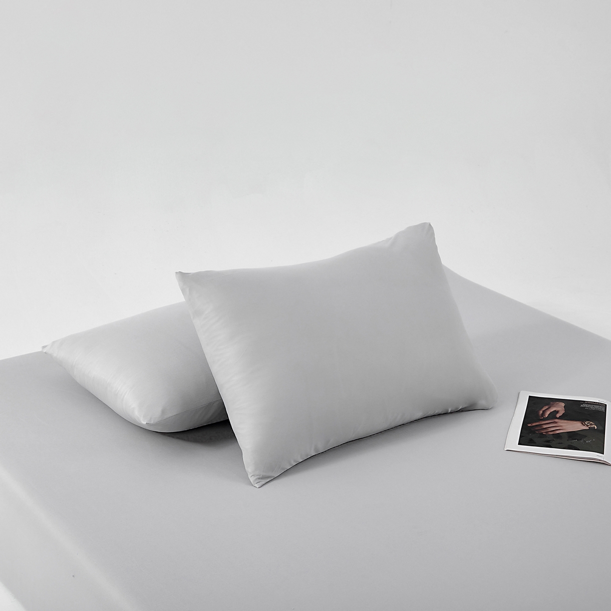 91家纺网 家纺一手货源 找家纺 北部居 2026新款针织棉单床笠 岩石灰